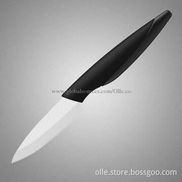 3" White Blade Ceramic Paring Knife W075D